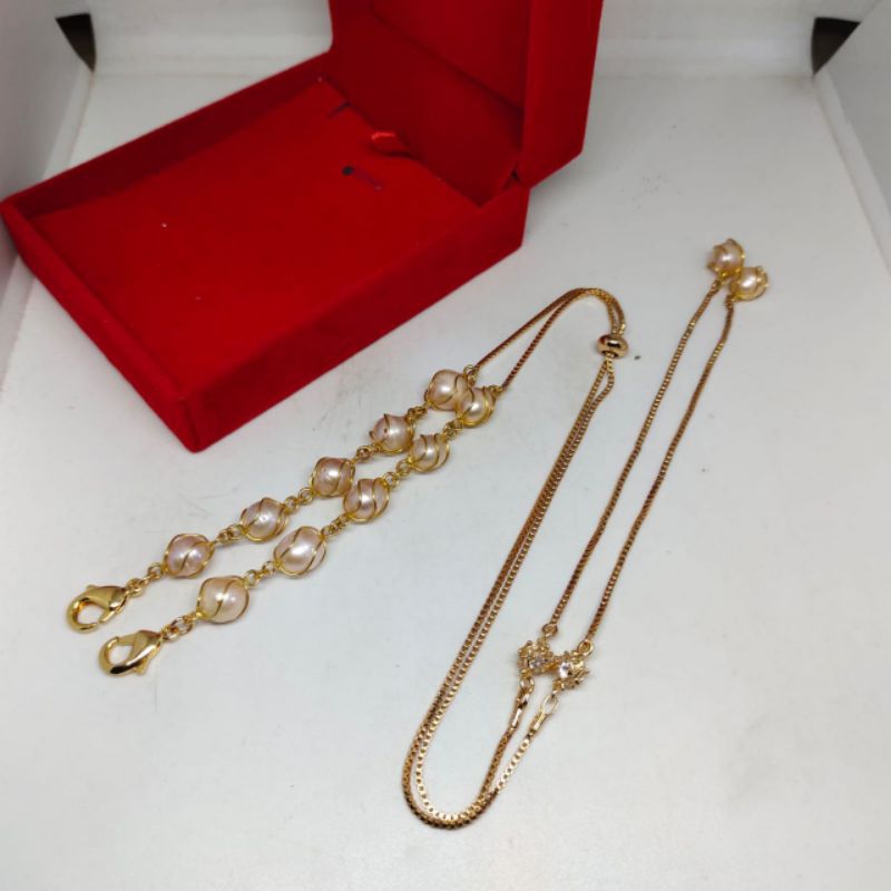 Konektor Masker Mutiara Asli Bersertifikat | Strap Masker Mutiara Lombok