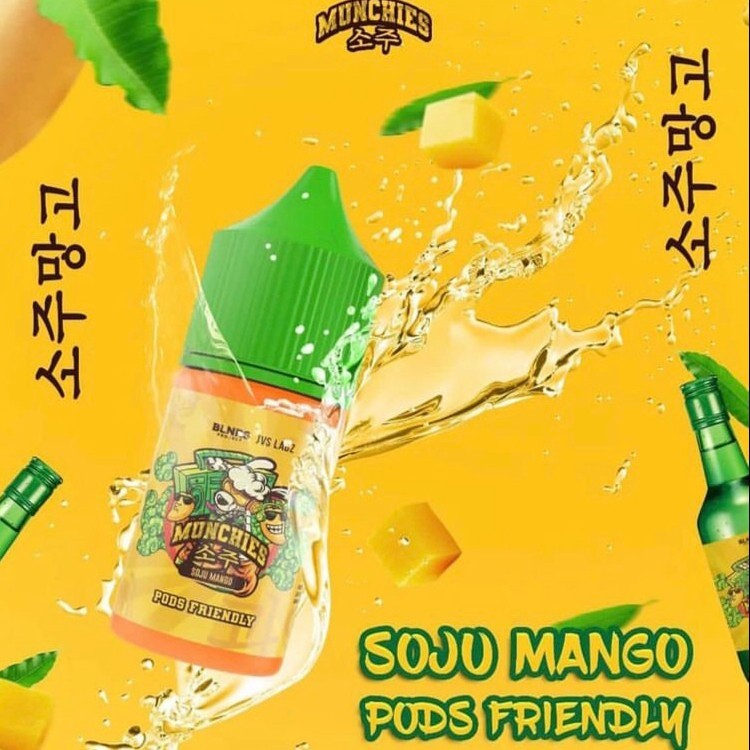 Munchies V4 Soju Mango Pods Friendly 30ML by Arief Muhammad x JVS Labz