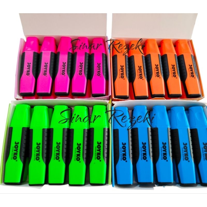 

1 buah!! Stabilo joyko/highlighter joyko/stabilo penanda bewarna joyko/penanda bewarna