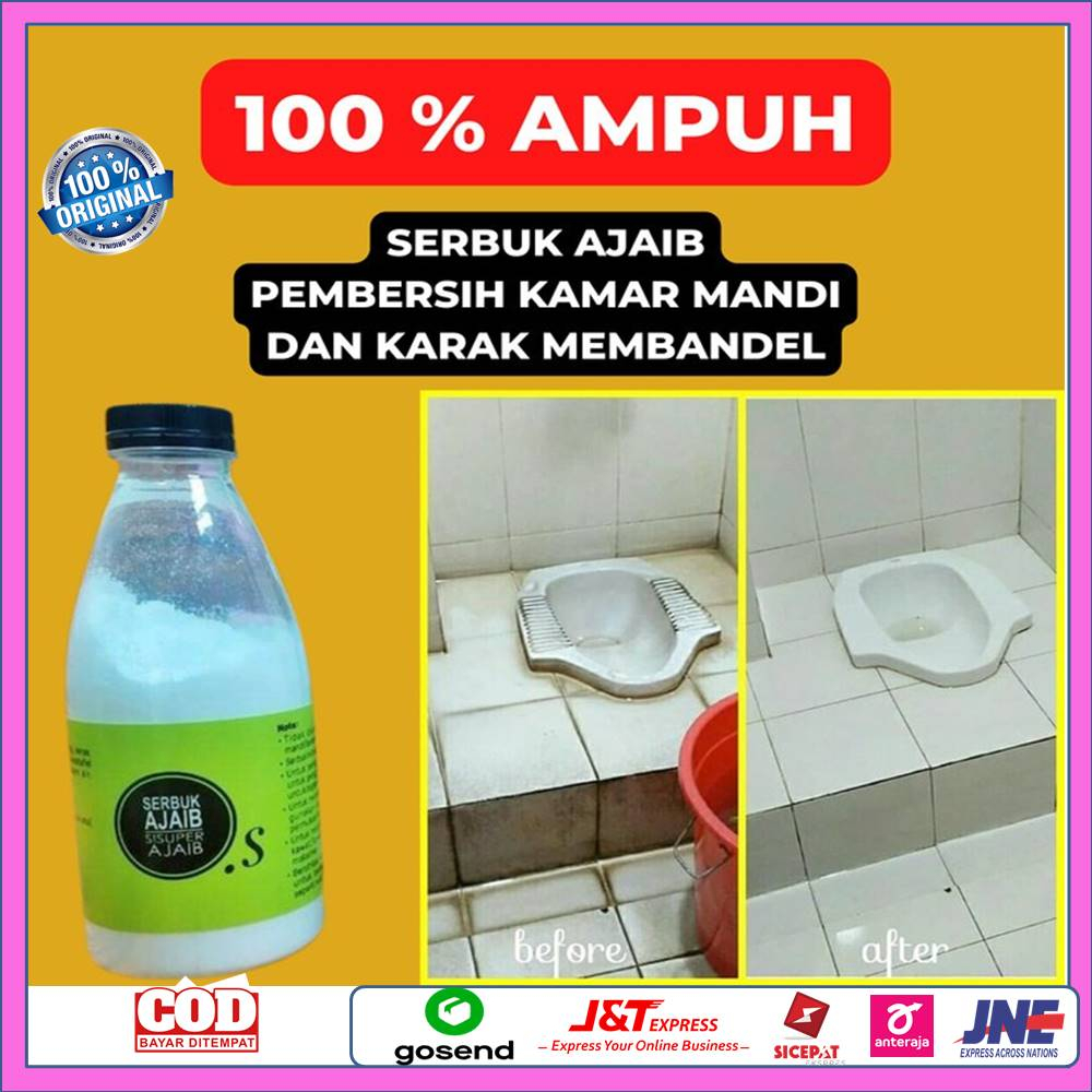 Serbuk Ajaib Pembersih Kamar Mandi kerak panci pembersih serbaguna