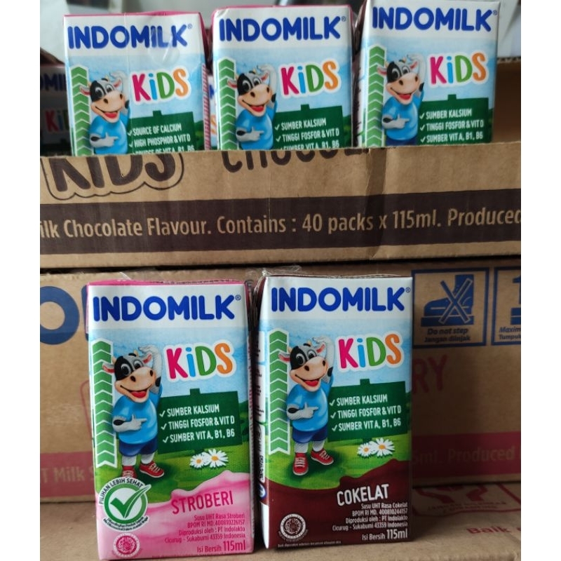 

Susu Indomilk Kids UHT Cokelat Strowberry 115 ML