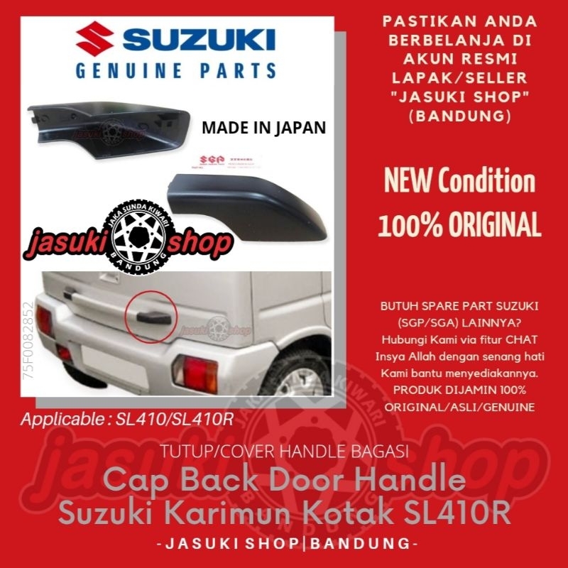 Cover Tutup Handle Handel Pintu Belakang Bagasi Suzuki Karimun Kotak Karko Old Lama SL410R SL410 Asl