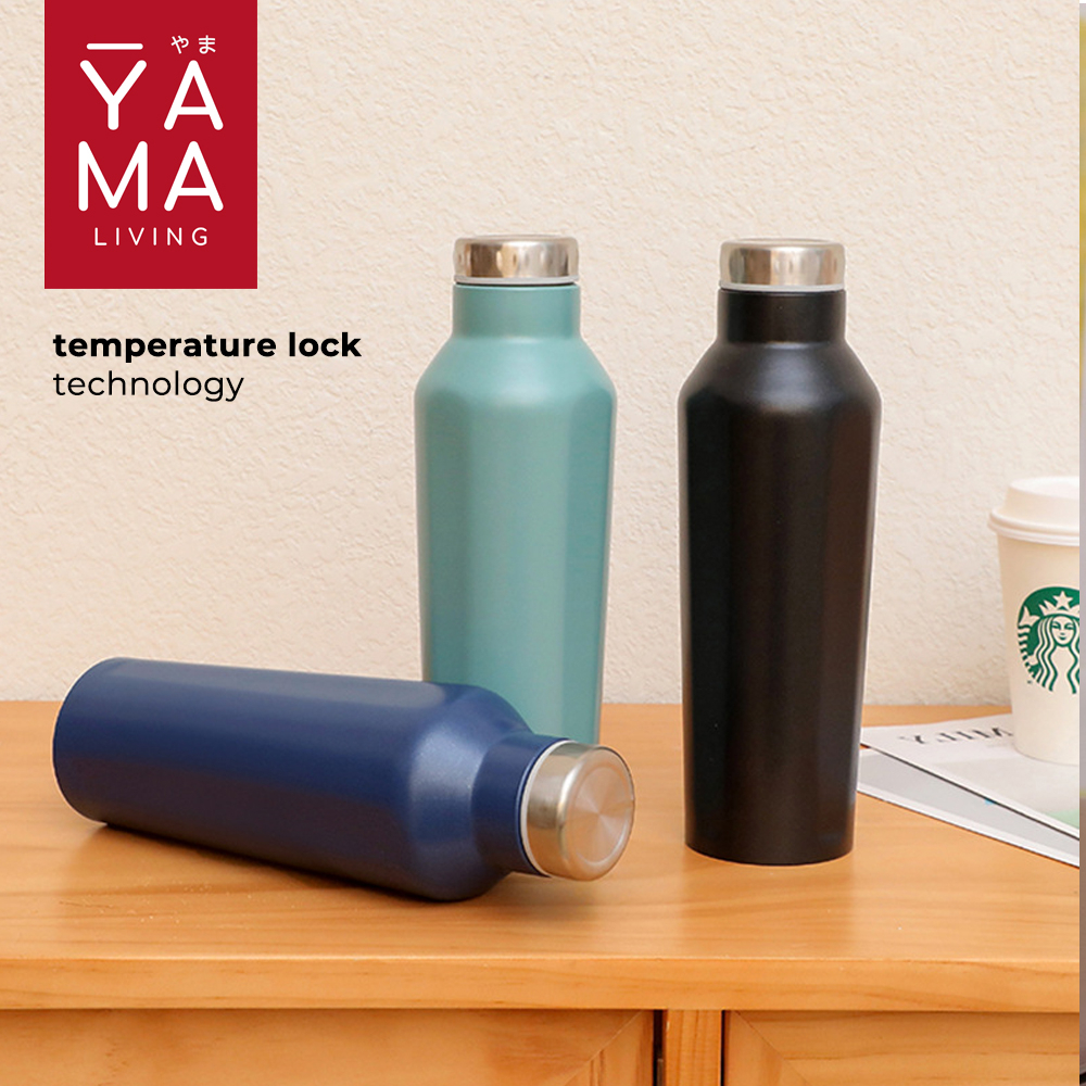 YAMA NOMU 24 Hours Tumbler Vacuum Insulated Botol Minum Tahan Panas Dingin 500ml