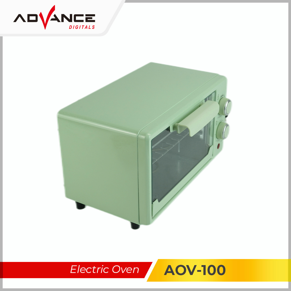 100%Advance Electric Oven AOV-100 9L Oven Listrik Kapasitas Garansi Resmi 1 Tahun