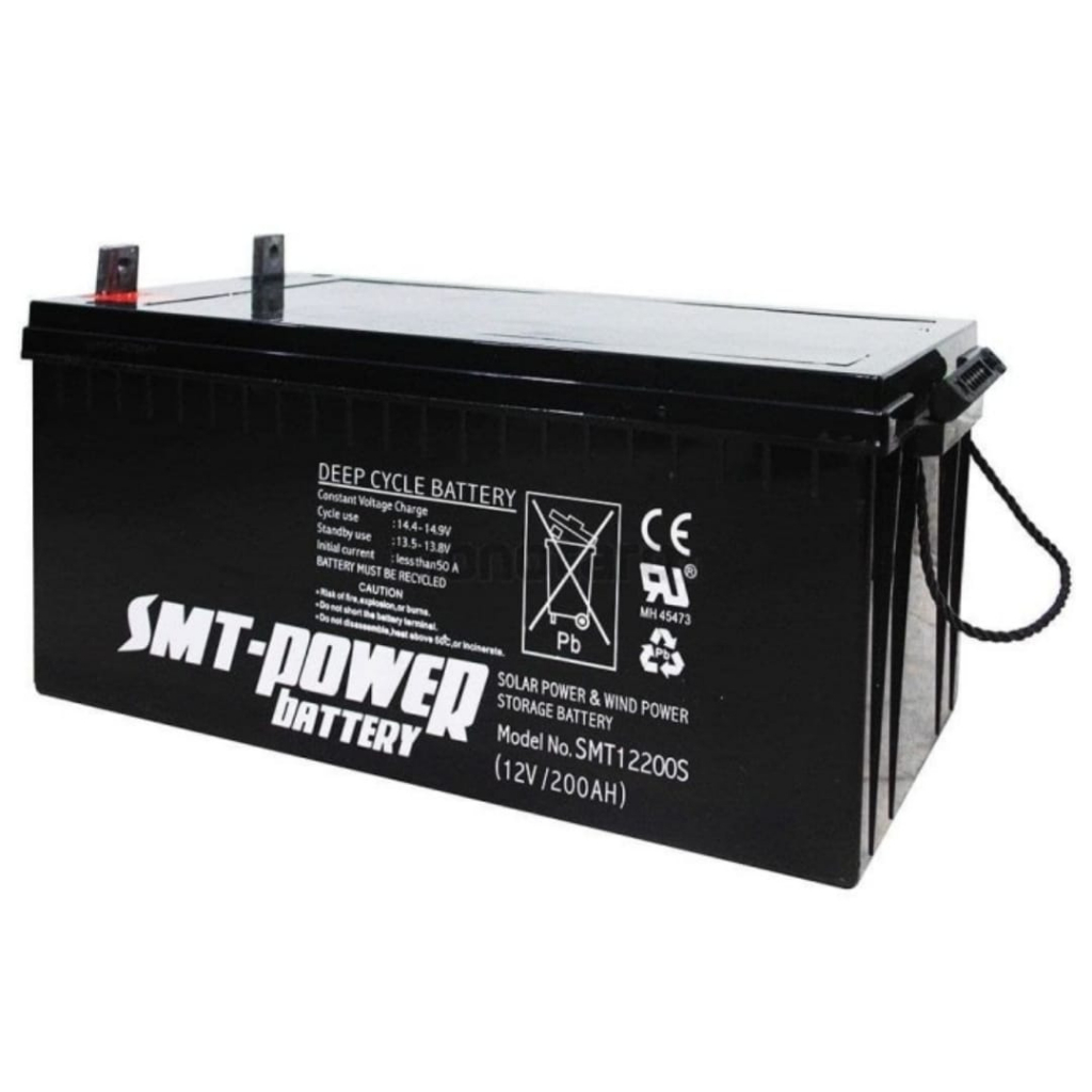 aki kering SMT POWER VRLA Aki Kering Deep Cycle Aki Solar Panel 12V 200AH SMT Power