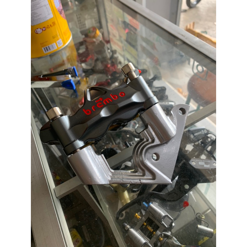 BREAKET dudukan kaliper brembo pic100 m50 gp4rx pnp rx king byson vixion