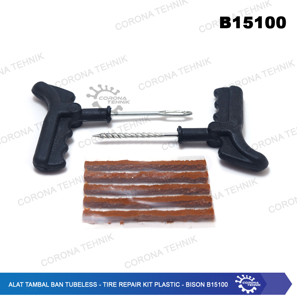 Tire Repair Kit Plastic - Bison B15100 - Alat Tambal Ban Tubeless