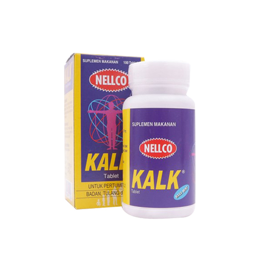 Nellco Kalk Tablet '100 Tab ORIGINAL-BPOM