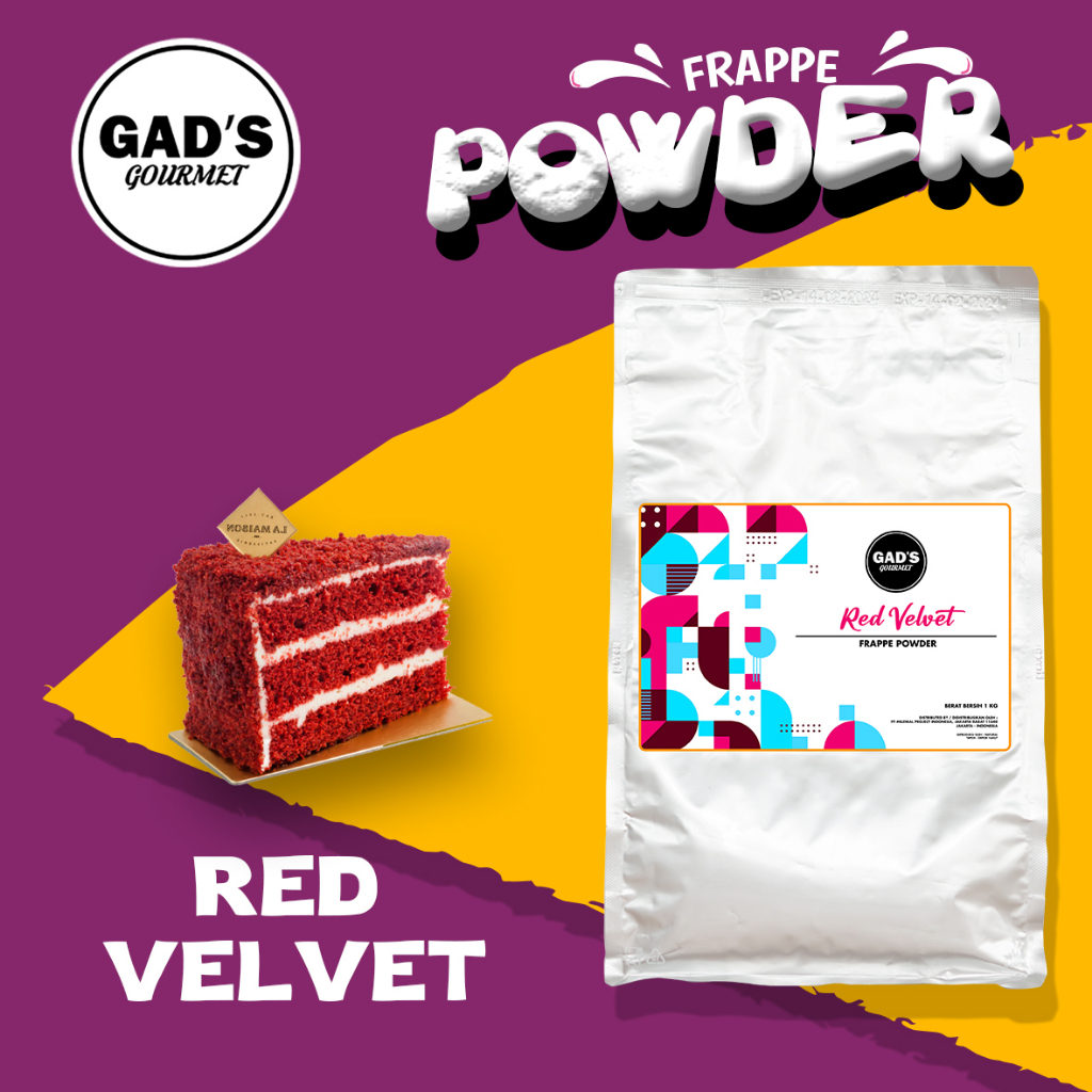 

Red Velvet Powder Drink Gad's Gourmet 1kg