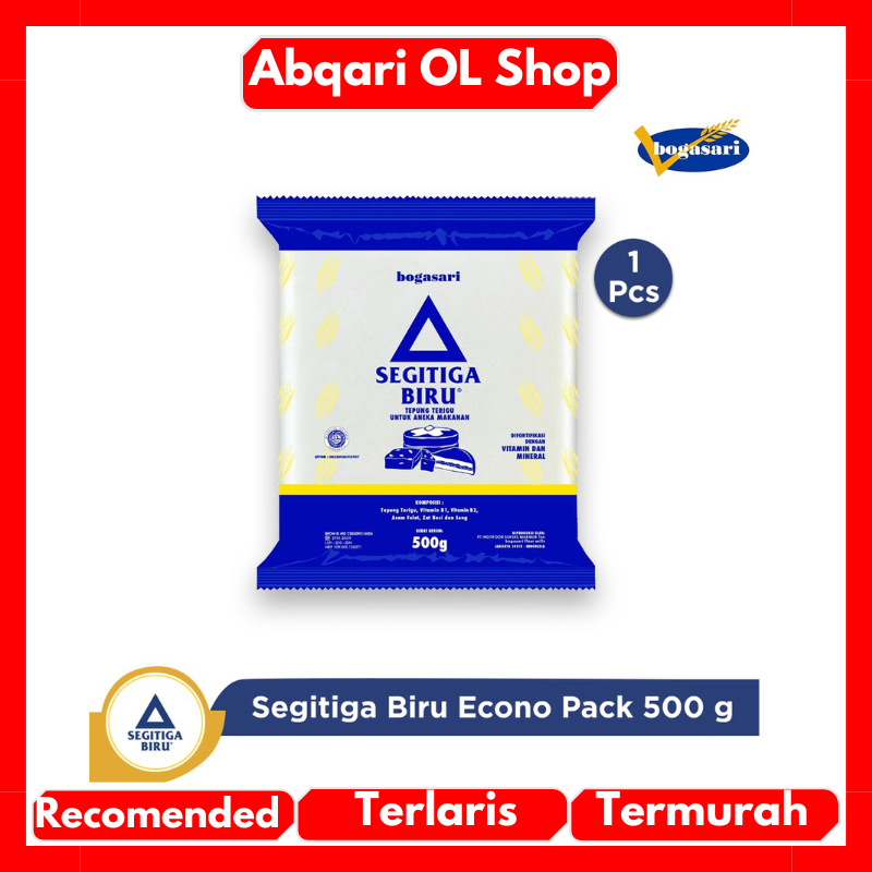 

Bogasari Segitiga Biru Tepung Terigu Bening Pack 500gr