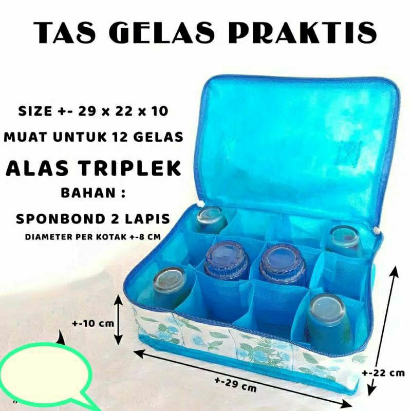 TAS GELAS/TEMPAT MENYIMPAN GELAS