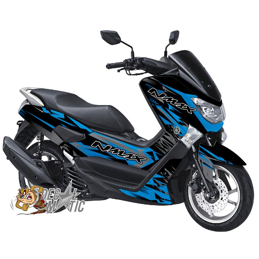 Decal Full Body Motor Yamaha NMAX OLD /NEW -Grafis Biru