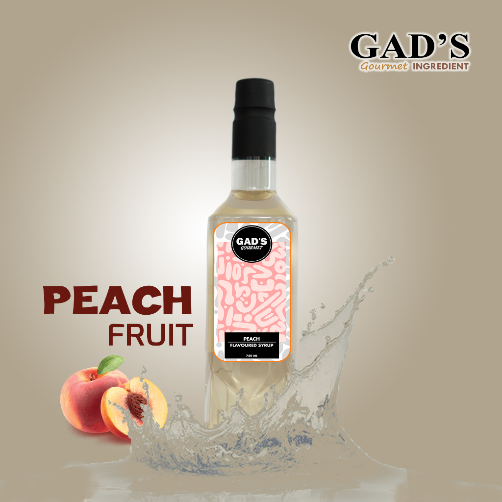 

Syrup Peach Gad's Gourmet 750ml