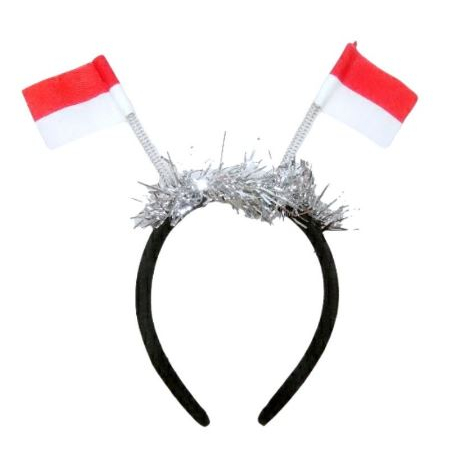 Bando Kemerdekaan Bendera Merah Putih Bando BENDERA SLING HITAM