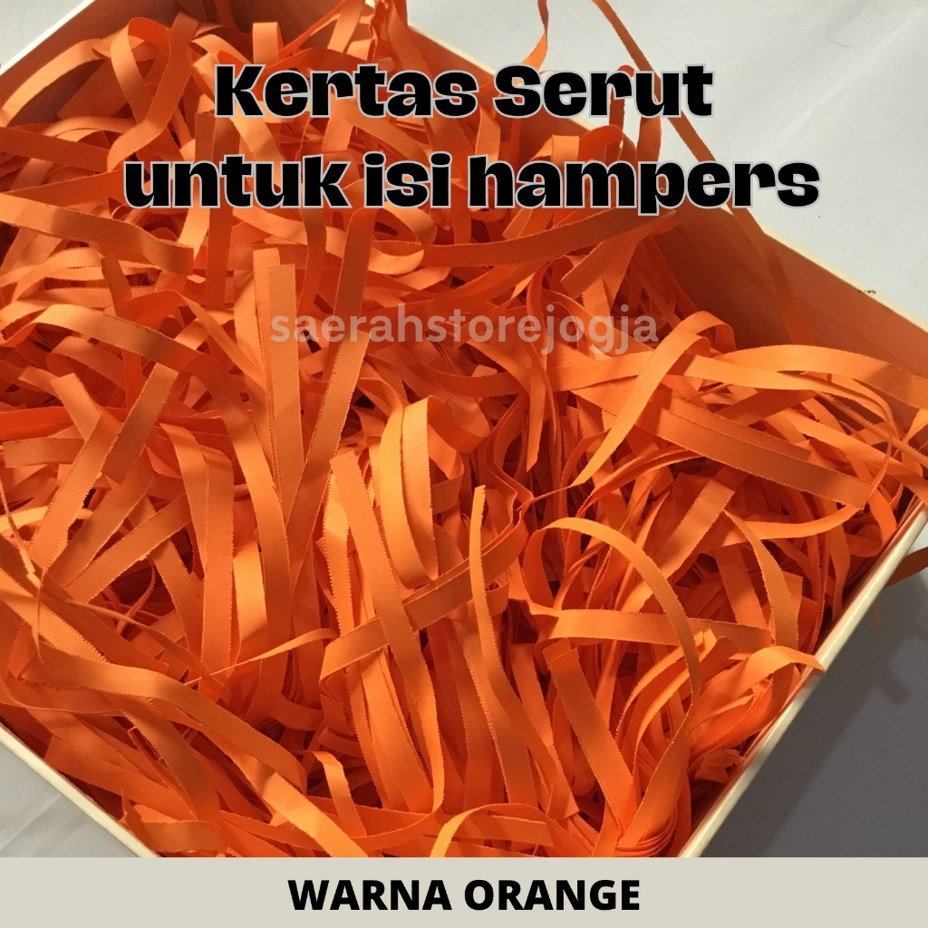 

KERTAS SERUT/CACAH ISIAN HAMPERS WARNA ORANGE