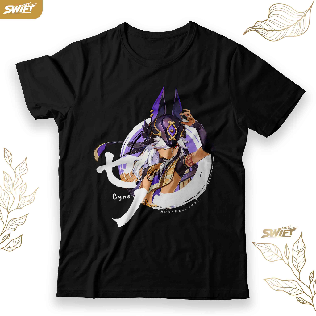 KAOS Genshin Impact Cyno TSHIRT BAJU DISTRO