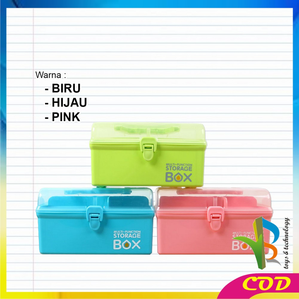 RB-C831 Tempat Kotak Penyimpanan Box Perhiasan Serbaguna Kotak Obat Tool Box / Kotak Mainan Perkakas Box Organizer Storage