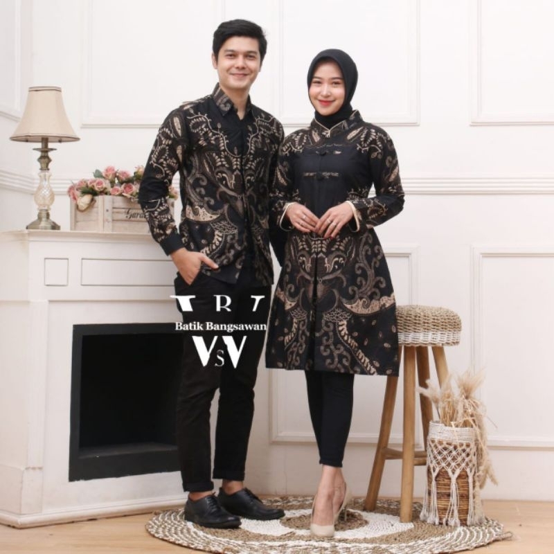 Atasan Kemeja dan Tunik Batik Coupel modern terbaru Batik Slimfit pria | Kemeja Batik pria | Kemeja Batik Lengan panjang