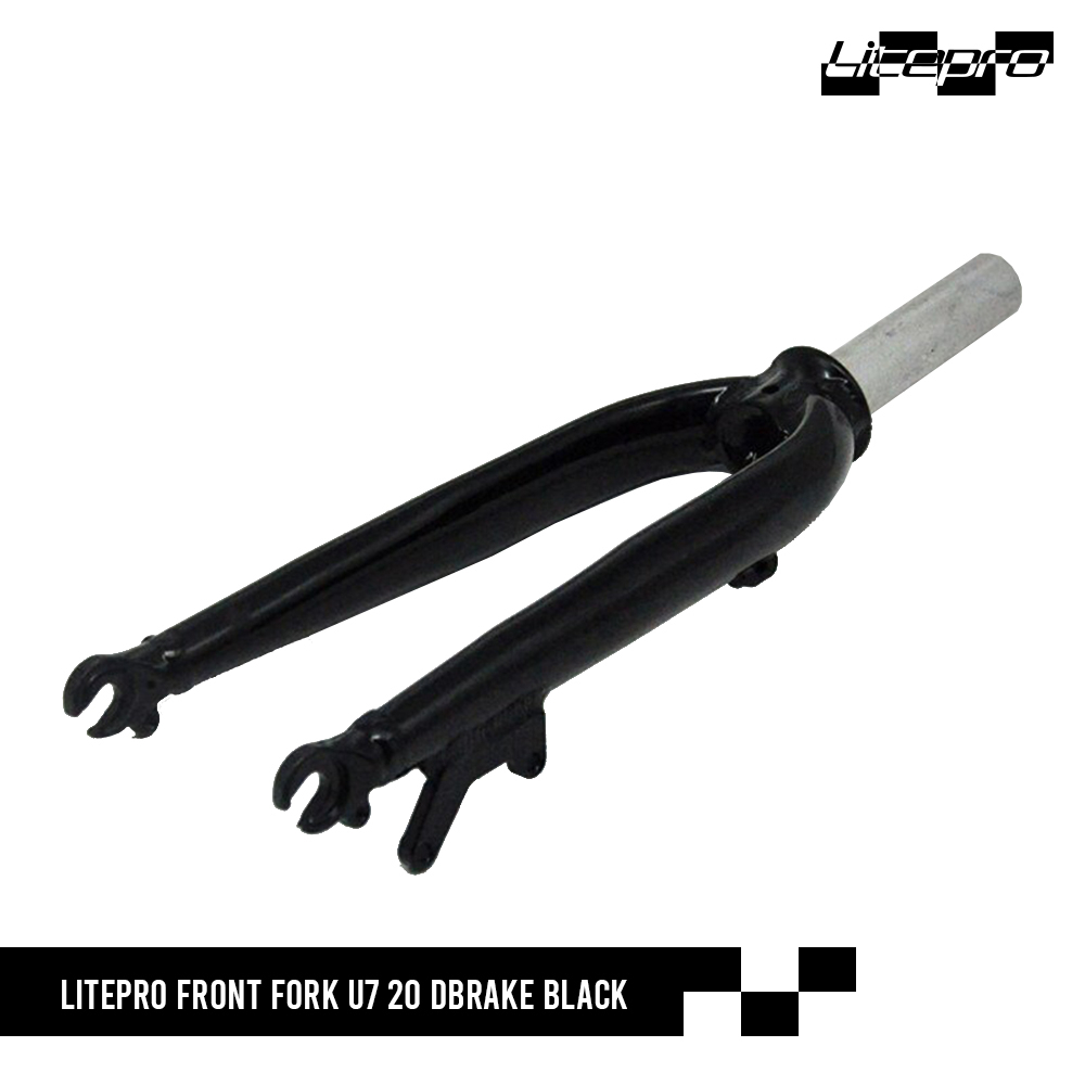 Litepro Front Fork U7 20" Dbrake Black