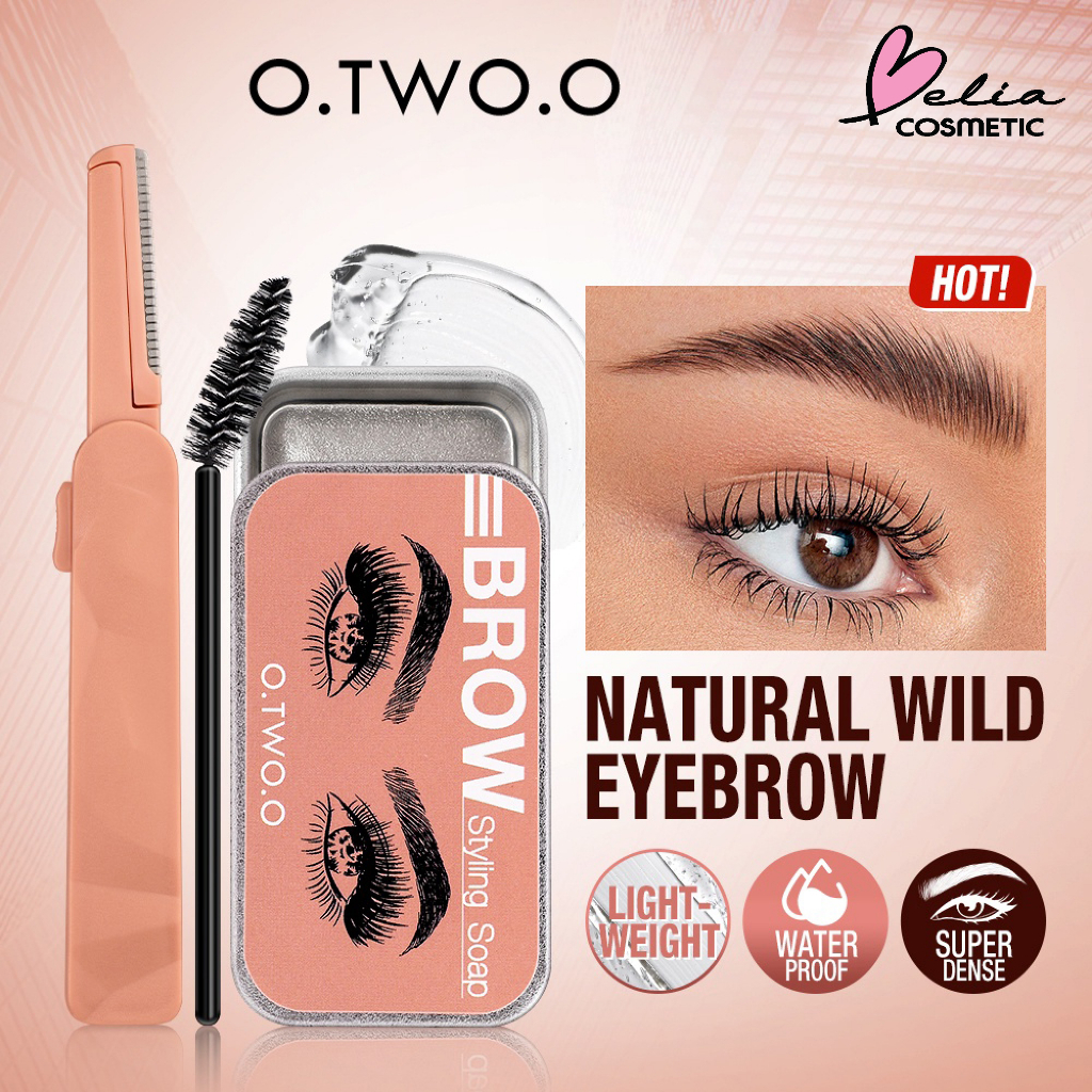 ❤ BELIA ❤ O.TWO.O Eyebrow Soap Brow Sculpt Lift Brow Styling Soap Waterproof Long Lasting Eyebrow Gel Pomade