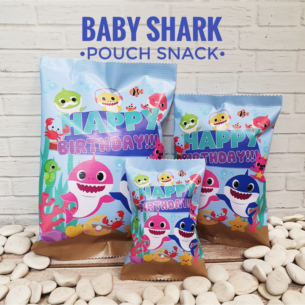 

Baby Shark Pouch Snack Vinyl Kemasan Snack Hampers Birthday Jumbo Souvenir Ulang Tahun Pesta Set Hadiah Gift
