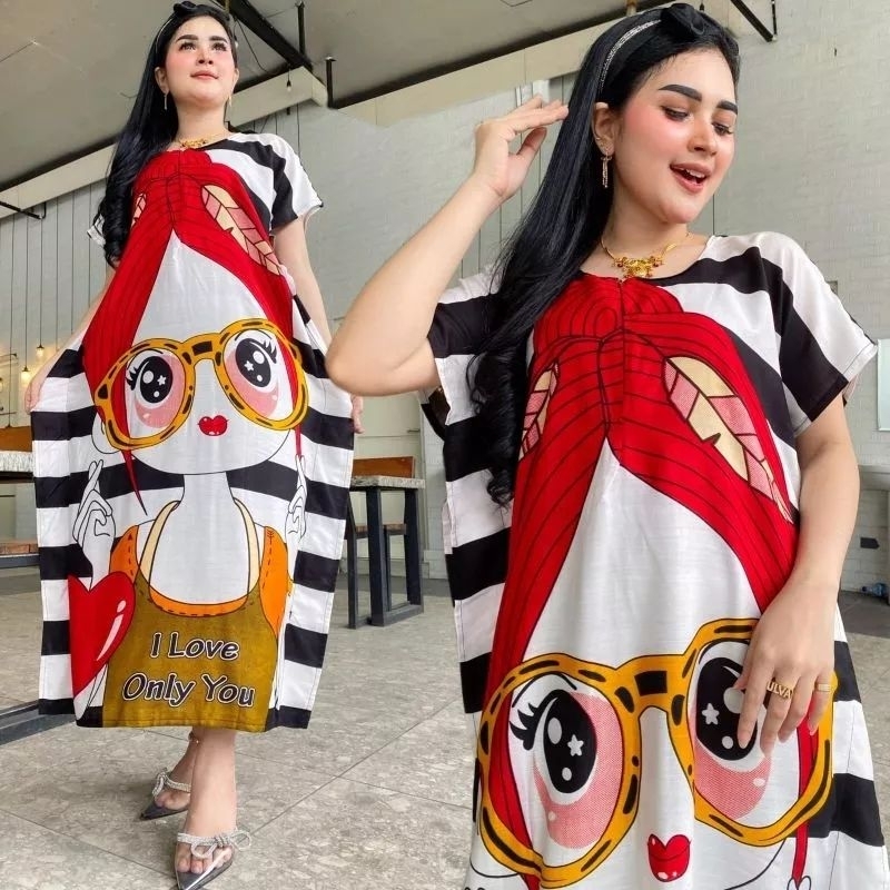 DASTER LOWO JUMBO CABUTAN /DASTER KALONG BUSUI / DASTER  LOWO PUSAKA  BAJU TIDUR-LOWO.COMEL GENDIS