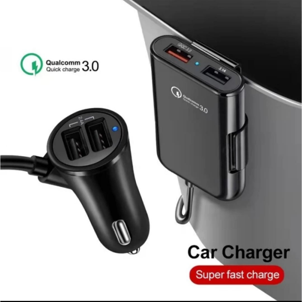 Car Charger C801 FAST CHARGING QUALCOM for Saver Charger Mobil