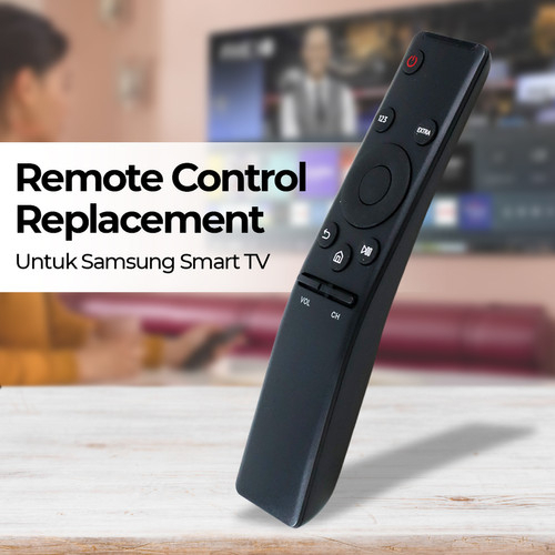 Remote Control Remot Kontrol Replacement untuk Samsung Smart TV Black - Replacemen Pengendali SmartT