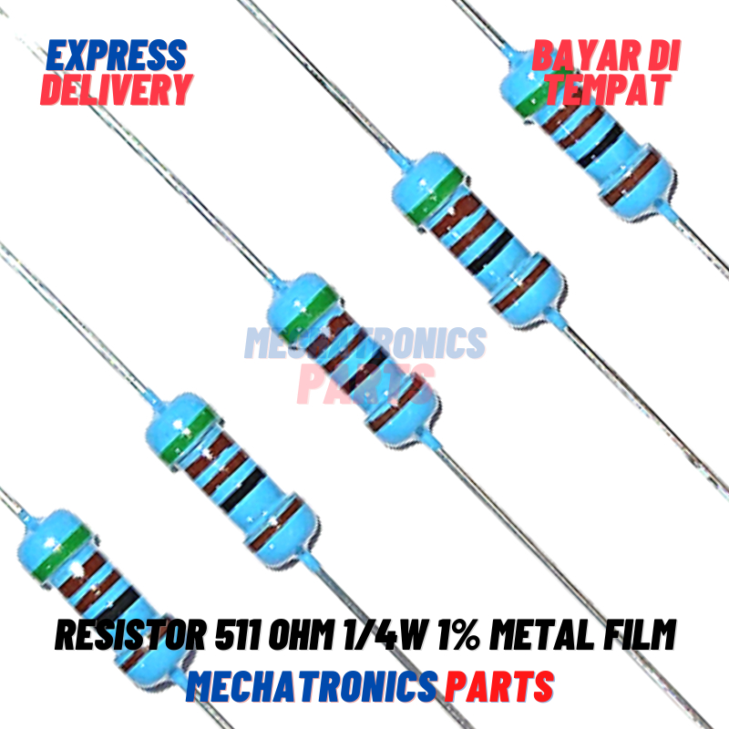 RESISTOR 511OHM 1/4W 1% METAL FILM