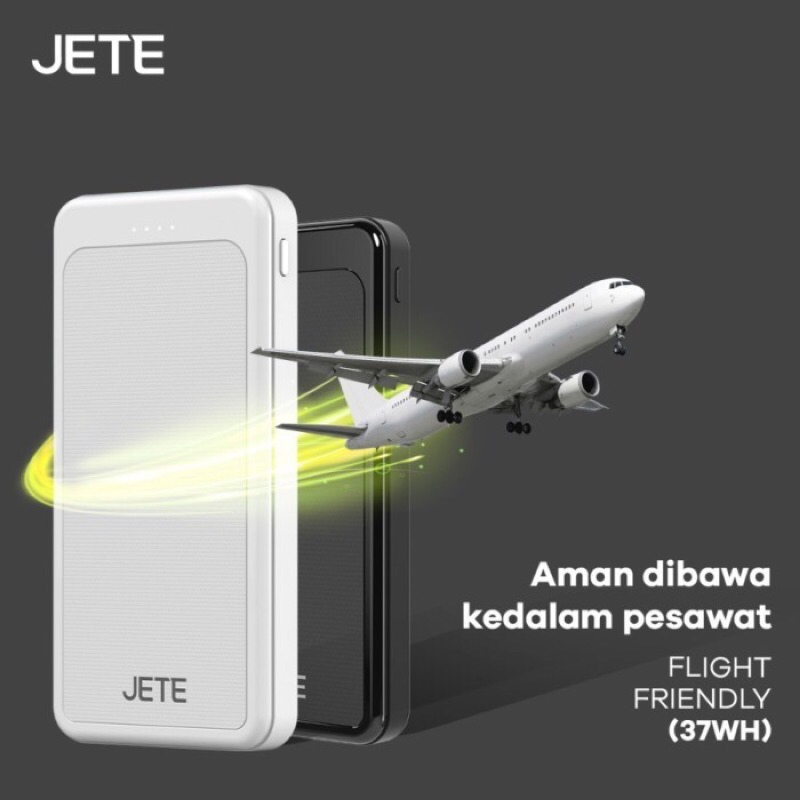 Powerbank JETE C8 10000mAh with Dual USB Output 2.1A