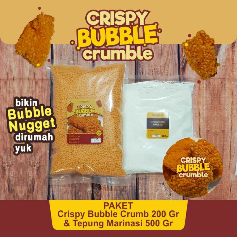 Bubble crumb / rice crispy / nugget bubble / tepung marinasi