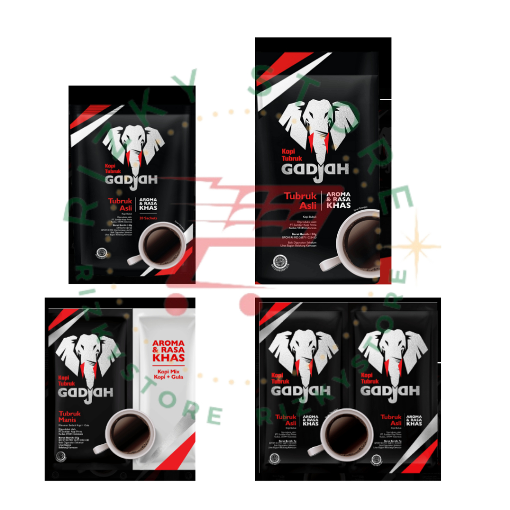 Kopi Tubruk GADJAH Pouch/Renceng