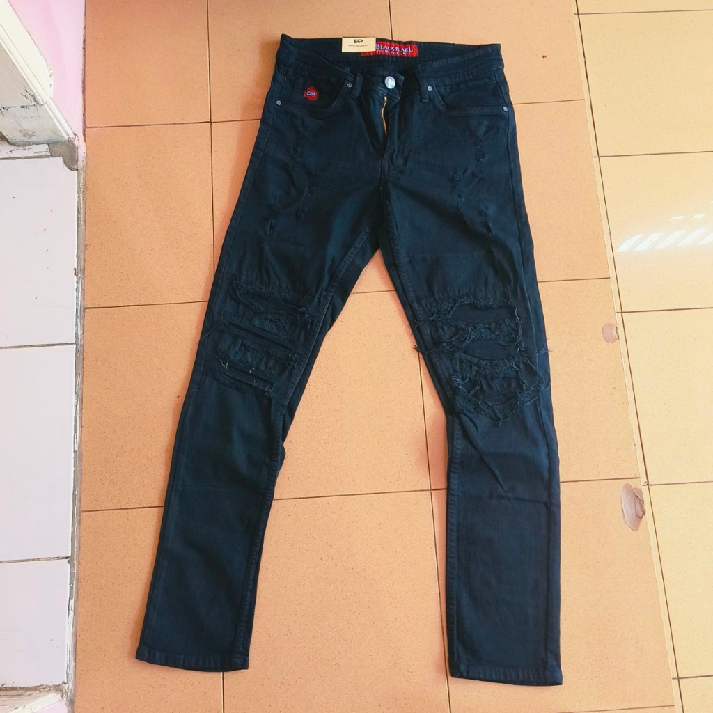 CELANA PANJANG RIPPED/CELANA JEANS SOBEK