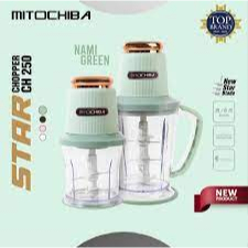 CHOPPER FOOD MITO MITOCHIBA TERBARU CH 250 CH250 BLENDER DAGING BUMBU BUAH KAPASITAS 2 LITER MURAH ORIGINAL GARANSI