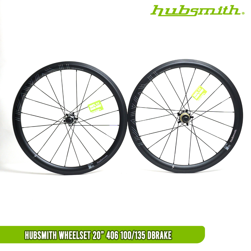 Hubsmith Wheelset 20" 406 Dbrake For Birdy