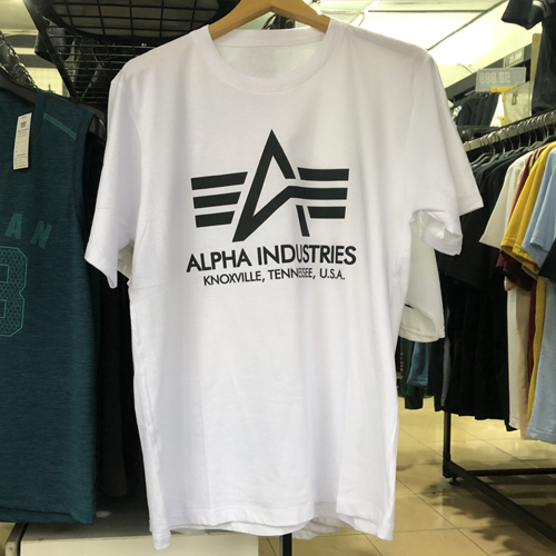 Alpha Industries Tshirt Bahan 100% Katun Casual Fashionable T-SHIRT