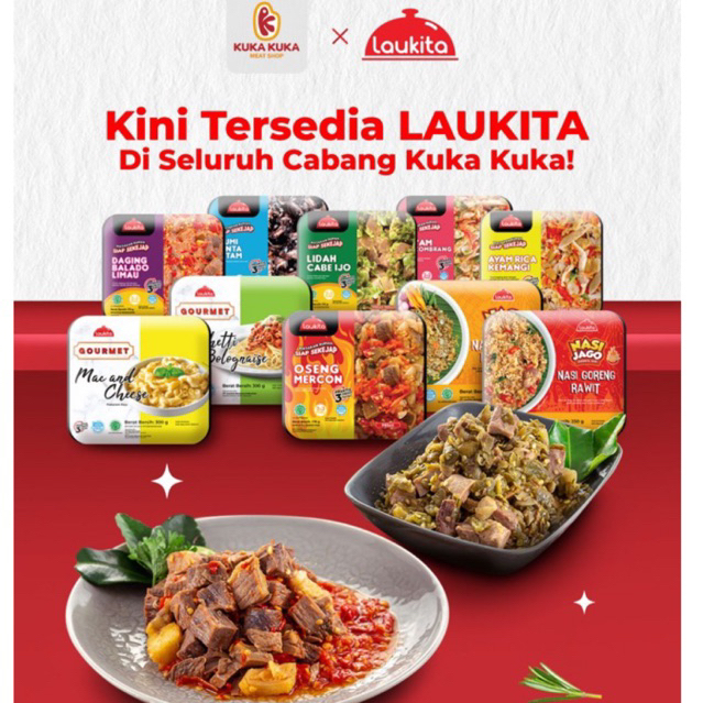 Laukita by Umara Catering - Ready To Eat Premium Ready All Varian Cumi Cabe Hijau, Oseng Mercon, Bistik Lidah, Balado Limau, Paru