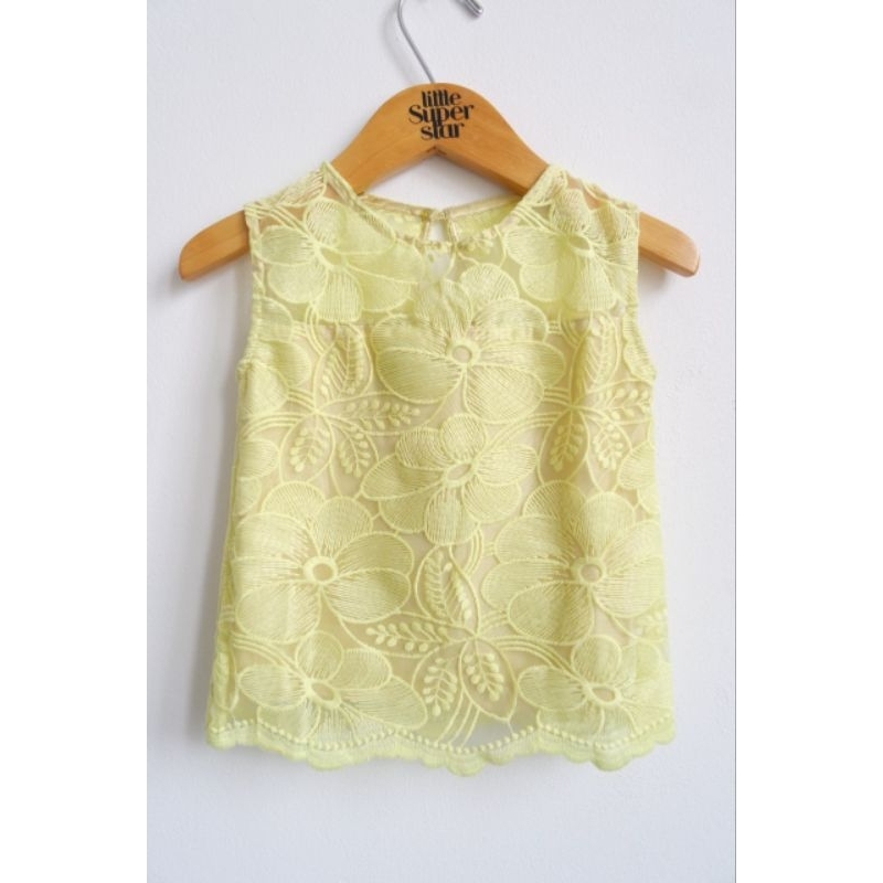 Sandra Organza Top / Baju Atasan Anak / Baju Atasan Anak Perempuan / Baju Atasan Anak Lucu / Baju At