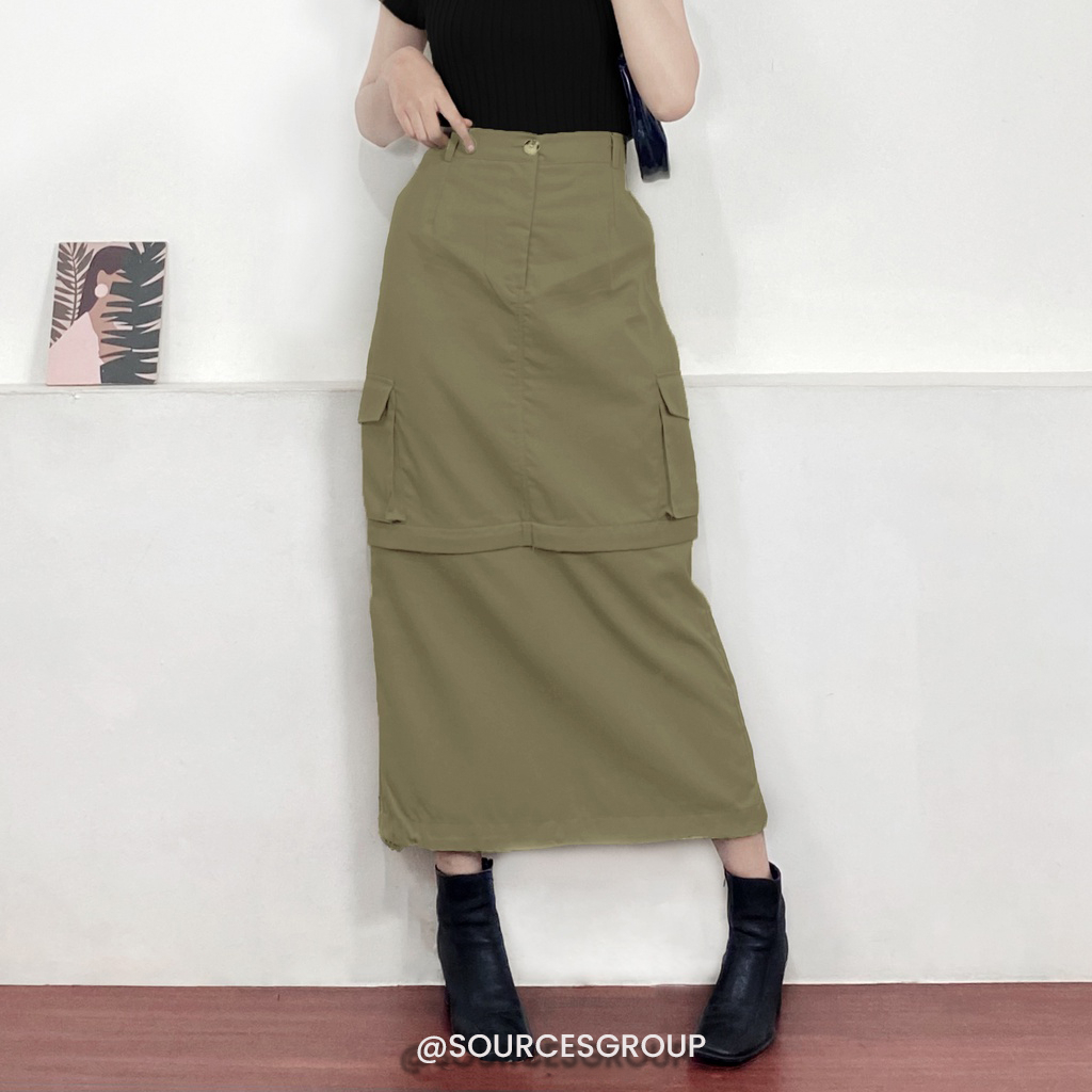 Jovia Cargo Skirt