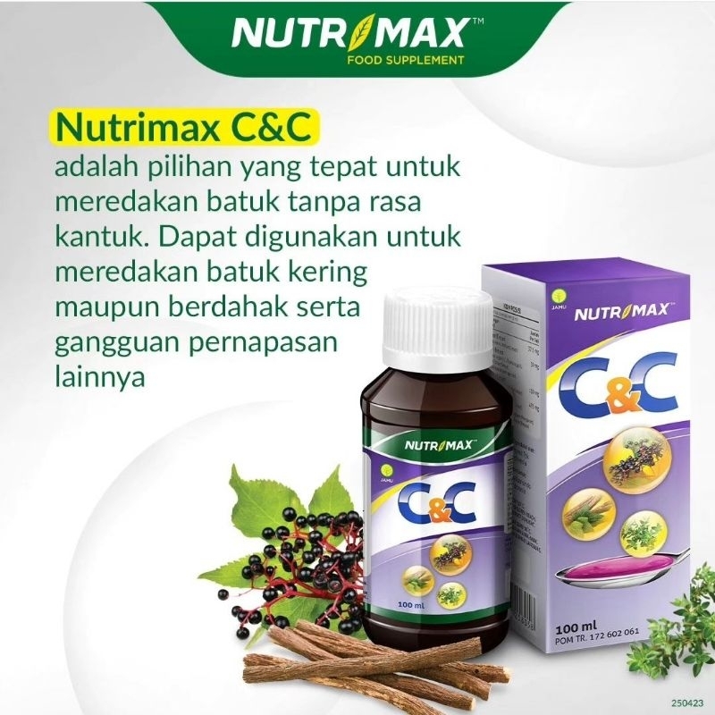 

Nutrimax C&C Sirup Herbal