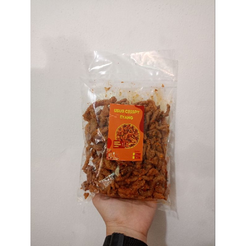 

Keripik USUS CRISPY PEDAS JERUK CIKRUH ENAK 200Gr