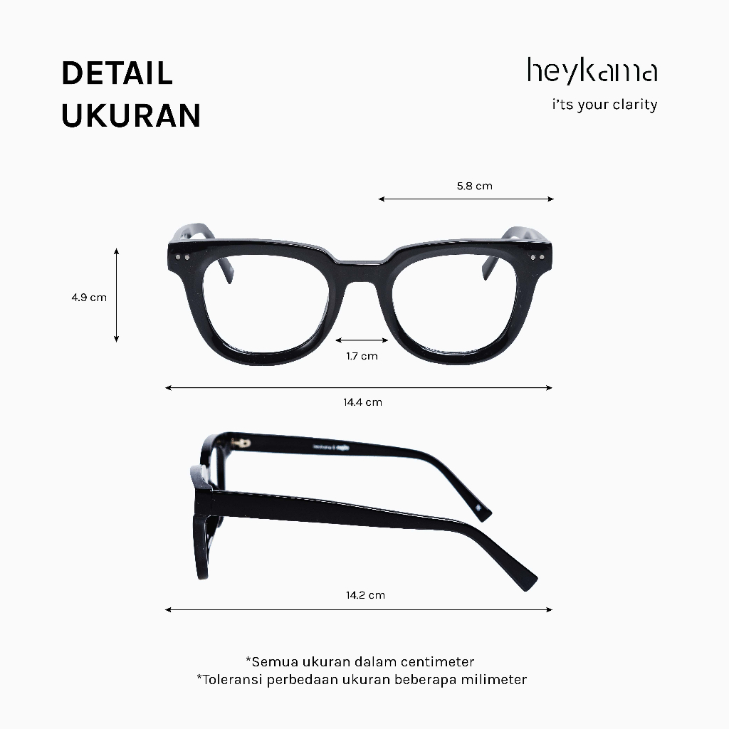 heykama - Frame Kacamata Najio - Sunyata Collection