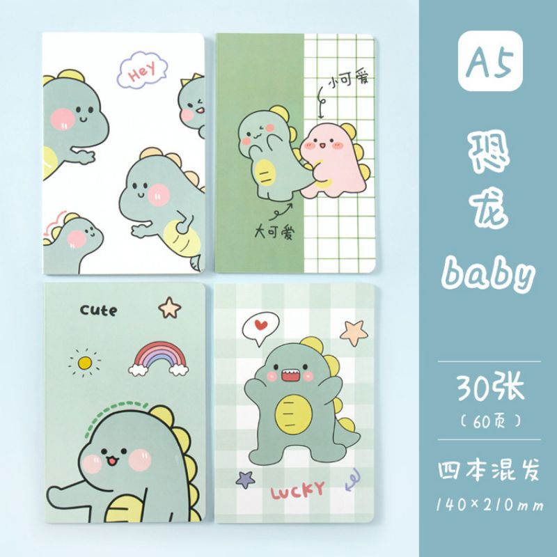 

Dream Notebook A5 Buku Catatan Non Ring Motif Kartun Lucu Buku Tulis A5