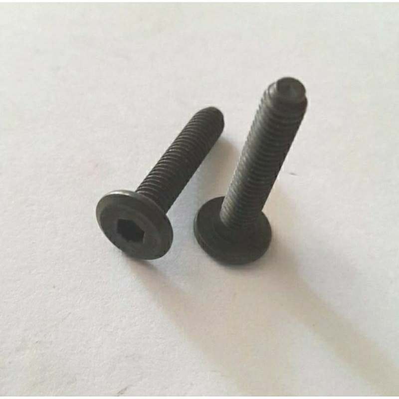 Baut JCBC + m6×25 knock down hitam