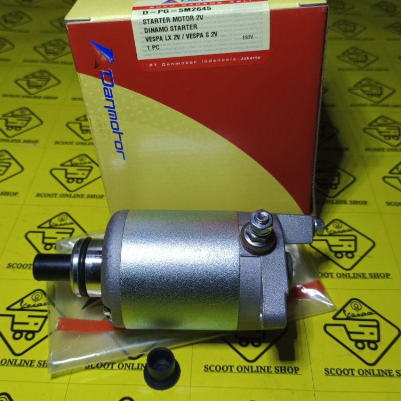 Dinamo Stater Vespa LX 2V / Dinamo Starter Vespa LX S 2V Danmotor For