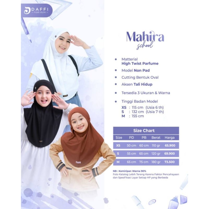 MAHIRA School Daffi Hijab