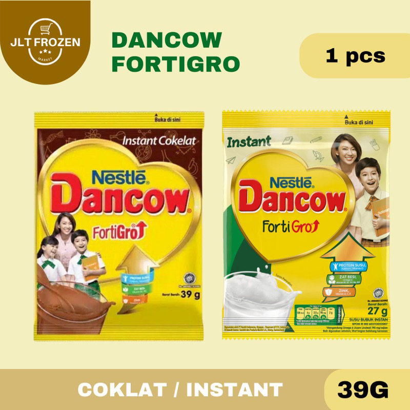 

Dancow Fortigro Susu Sachet (Instan/Coklat) - 27gr