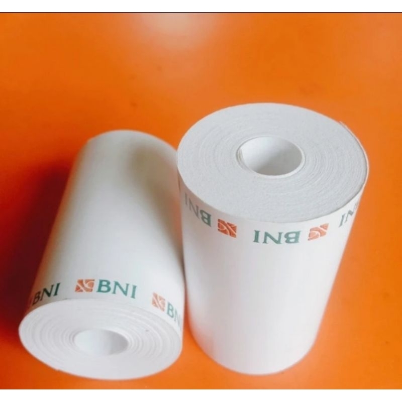 

Kertas struk kasir thermal logo bank BNI 58/57x40mm