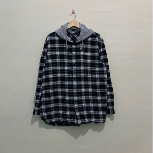FLANEL HOODIE CUBUS SECOND ORIGINAL