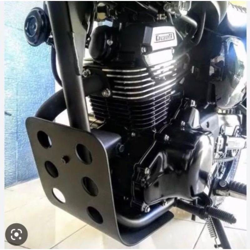 cover pelindung skidplate mesin CB GL MEGAPRO TIGER